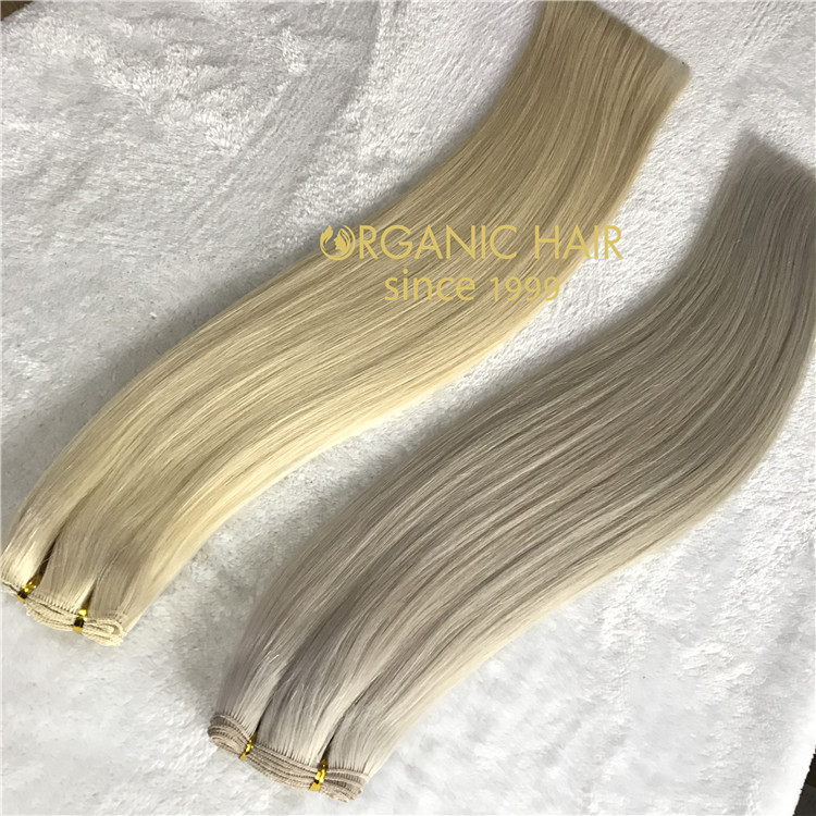  Handtied weft with full cuticle intact  C69